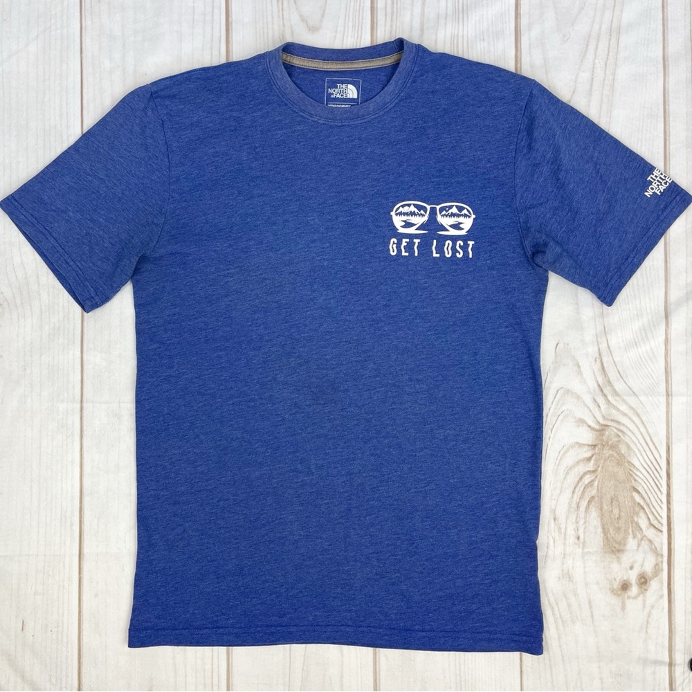 The North Face ‘Get Lost’ Graphic T-Shirt Heathered Blue Sz S